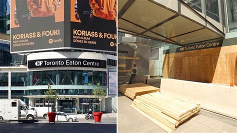 You can always order online and pick it up curbside at select stores. Toronto Eaton Centre Is Closed This Weekend Due To ...