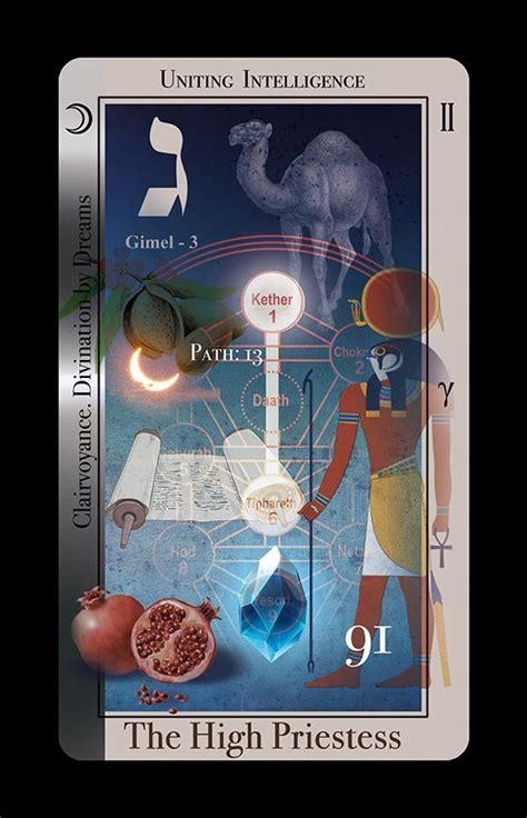The High Priestess 777 Tarot Of Magical Correspondences 2018 Created