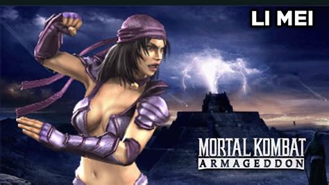 Mortal Kombat Armageddon Li Mei Arcade Ladder Youtube