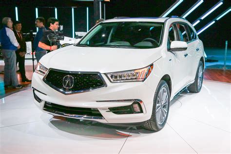 2017 Acura Mdx Debuts New Nose Sport Hybrid Model For New York