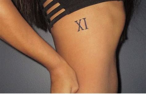 11 in roman numeral is xi. Roman numerals The number 11 | Roman numeral tattoos ...