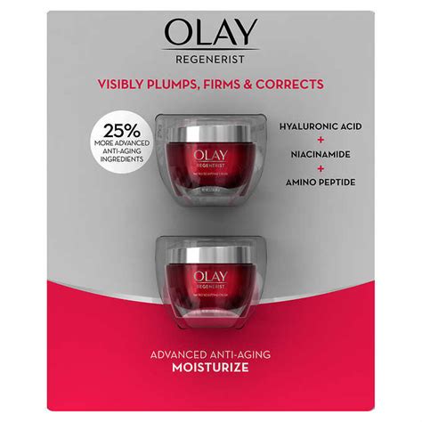 Olay Regenerist Micro Sculpting Cream Face Moisturizer 2 Pack 17 Fl O