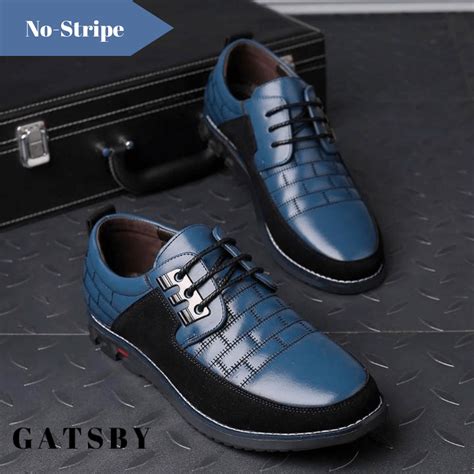 Oxford No Stripe Orthopedic Leather Shoes Gatsbyshoes