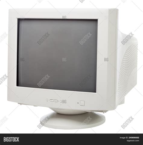 Vintage Crt Computer Image And Photo Free Trial Bigstock