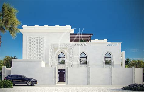 Gallery Of White Modern Islamic Villa Exterior Design Comelite
