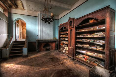 Haunting Images Reveal Deserted Belgian Mansion That Appears To Be