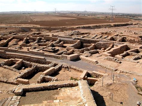 Excavations At Beersheba Town Founded By Abraham Use Your Imagination