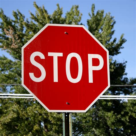 Green Stop Sign