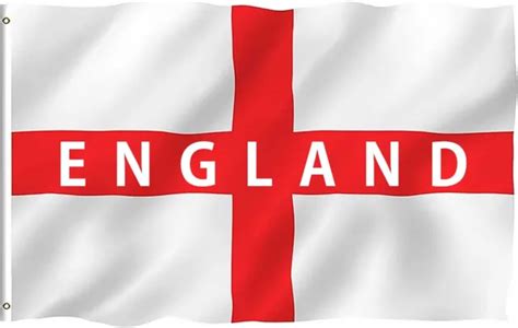 England Flag 5ft X 3ft St George Cross National Flags English Eyelets