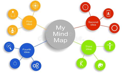 Abstract Of My Mind Map Infographic Stock Vector Illustration Of