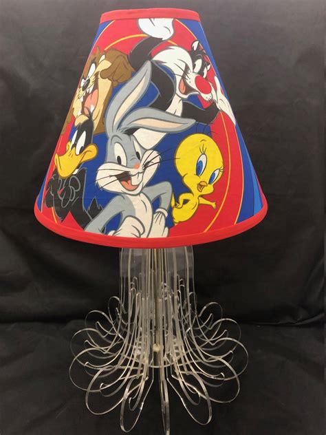 Handcrafted Bugs Bunny And Friends Acrylic Designer Table Lamp