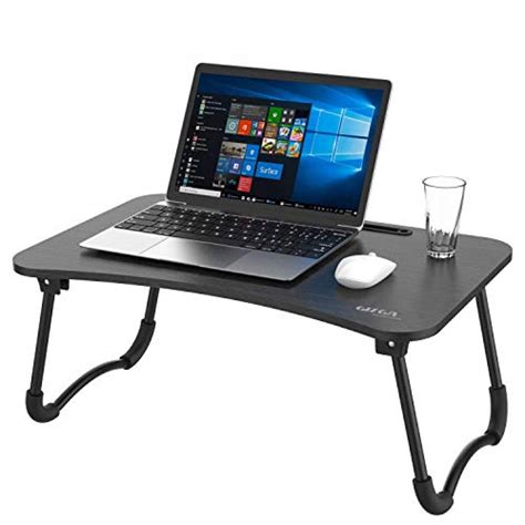 Multi Purpose Portable Wooden Laptop Table Black