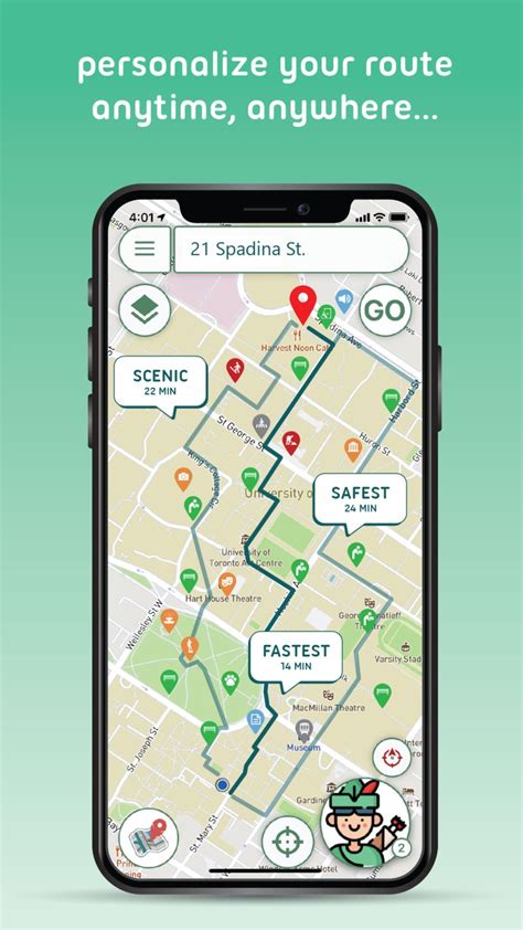 Distancing Walking Maps Walking Map
