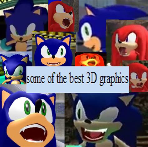 Sonic Adventure Had Some Crazy Faces Video Game Logic Know Your Meme