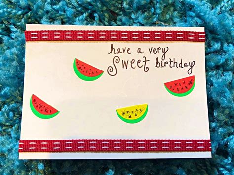 Making A Watermelon Card Thriftyfun