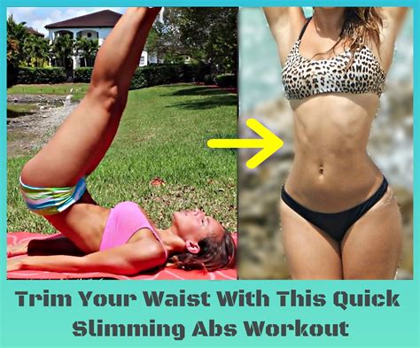 Trim Your Waist With This Quick Slimming Abs Workout Tiny Waist