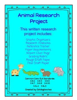 This kit includes the following items: Great Animal Research Project - Grade 3 Common Core ...