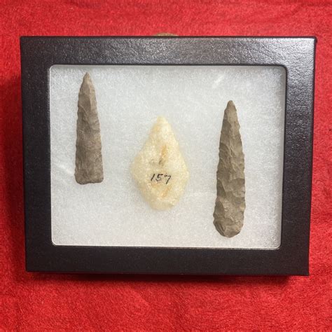 Authentic Indian Arrowheads Collection Framed Ebay