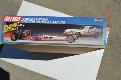 Revell 116 Don Prudhomme Army Funny Car And Dragster 2 Car Model Kit