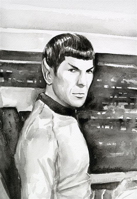 Star Trek Art Spock Art Spock Prints Star Trek Prints Star Etsy