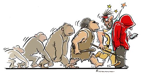 Devolution By Riemann Nature Cartoon Toonpool