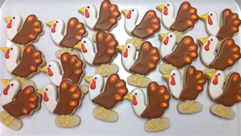 Thanksgiving Turkeys Decorated Sugar Cookies By I Am The Cookie Lady Turkey Decorated Sugar