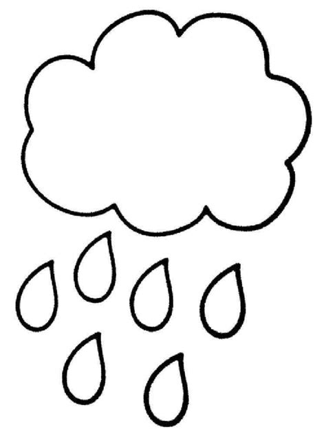 Sun And Clouds Coloring Pages