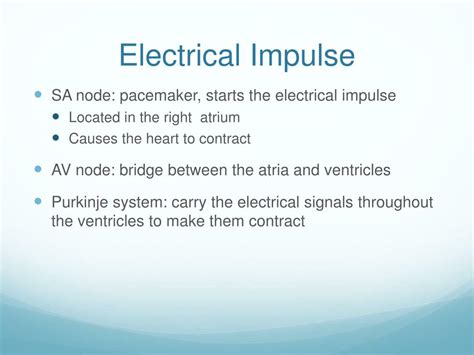 Ppt Electrical System Of The Heart Powerpoint Presentation Free