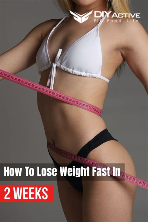 How To Lose Weight Fast In Weeks DIY Active