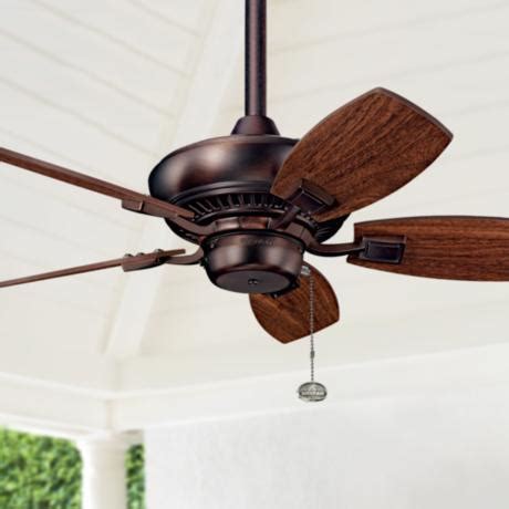 Currently, the best ceiling fans without light is the hunter bayview 54. 30" Kichler Canfield Bronze Indoor Outdoor Ceiling Fan - # ...