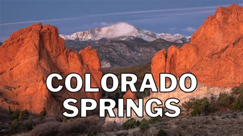 Moving To Colorado Springs Youtube