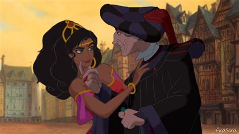 Frollo And Esmeralda At The Festival By Airachica On Deviantart