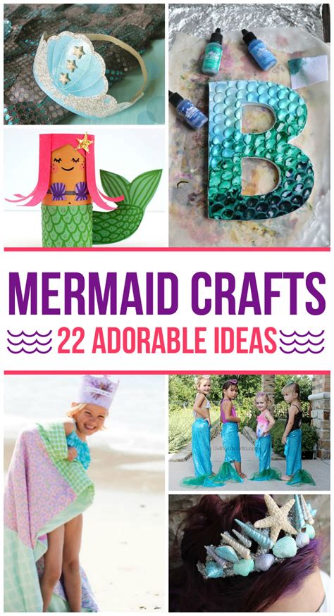 20 Mermaid Crafts For Kids Sunitahelia