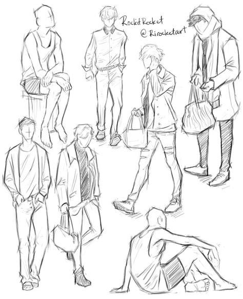 Rockitrocket — Body Practice From Class Human Figure Sketches