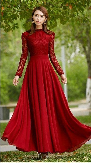 Pin By Arpita Jain On Chic With Images Red Dress Maxi Long Red