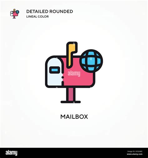 Mailbox Vector Icon Modern Vector Illustration Concepts Easy To Edit