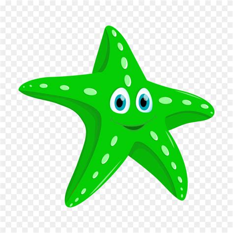 Green Clipart Starfish Starfish Png Stunning Free Transparent Png