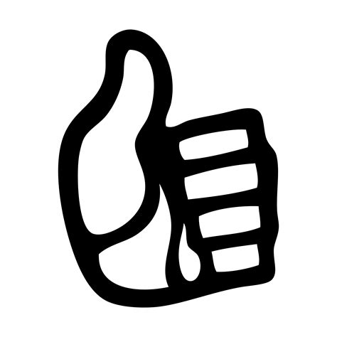 Cartoon Hand Making Positive Thumbs Up Gesture 554013 Vector Art At