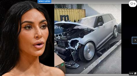 Kim Kardashians 2022 Range Rover For Sale On Carfax Looks Banged Up