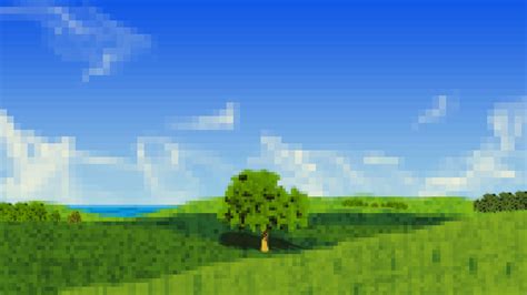 Pixel Landscape By Official Apollo On Deviantart