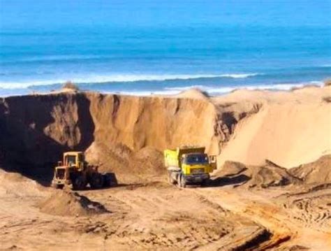 Beach Sand Mining Quarrying Ima