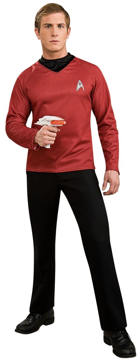Star Trek Movie 2009 Scotty Red Shirt Adult Costume Buy Online