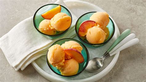 Peach Sorbet Recipe