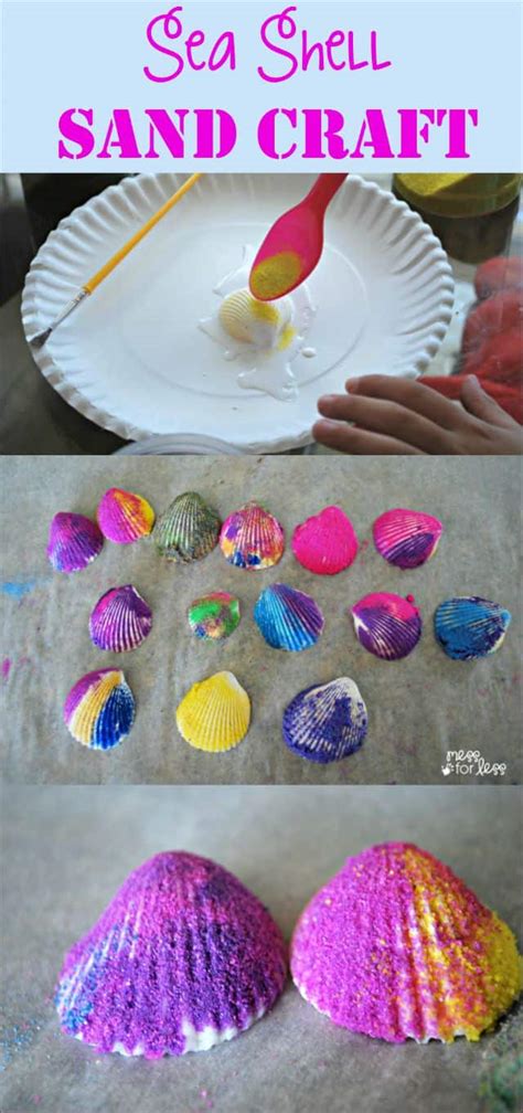 Clam Shell Art Ideas 25 Summery Seashell Crafts Memory Keepsakes Play