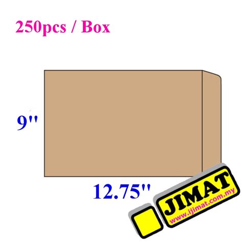 Brown Envelope A4 Size 9″ X 1275″ 9x1275 229mm X 324mm
