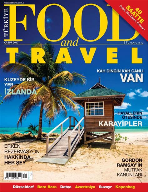 Food And Travel Turkiye Kasim 2017 Magazine Get Your