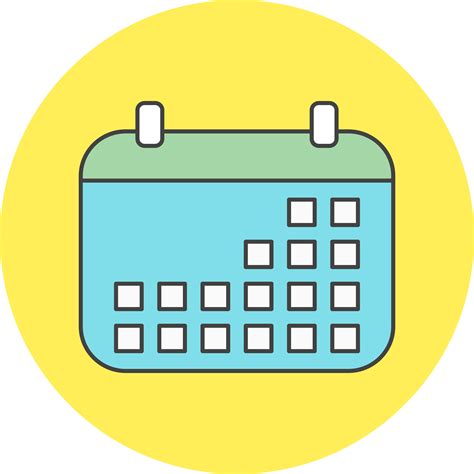 Calendar Icon Vector Customize And Print