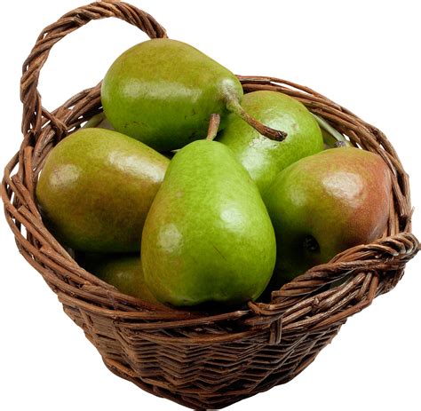 Download Free Green Pears In Basket Png Image Icon Favicon Freepngimg
