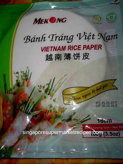 Spring roll rice paper skin wrapper thin double parrot 8 1/2, 12 oz. QUICK & SIMPLE RECIPES - VIETNAMESE FRESH SPRING ROLL ...