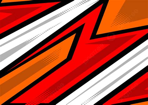 Racing Stripes Background Red White And Orange Color Free Vector